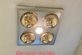 Chia sẻ KINH NGHIỆM Lắp ĐÈN SƯỞI NHÀ TẮM- Đèn sưởi nhà tắm loại nào tốt ?