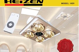 Có nên dùng đèn sưởi nhà tắm ?