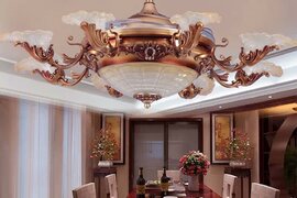 Quạt trần đèn chùm