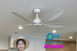 Quạt Trần HT không đèn HTCF-132T5K – Giải Pháp Làm Mát Sang Trọng, Tiết Kiệm Điện Cho Chung Cư Hiện Đại