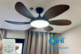 Quạt trần cánh ngắn – Giải pháp hoàn hảo cho căn hộ trần thấp & không gian nhỏ